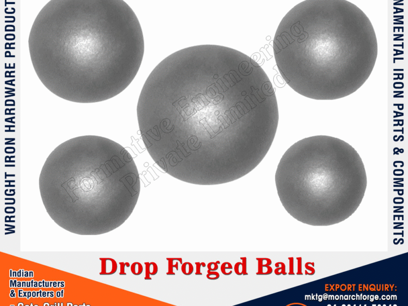 Wrought Iron Hardware, Gate Grill Parts, Railing & Fencing Components Manufacturers Exporters in India Ludhiana www.monarchforge.com +91-9814201095, +91-9781001095