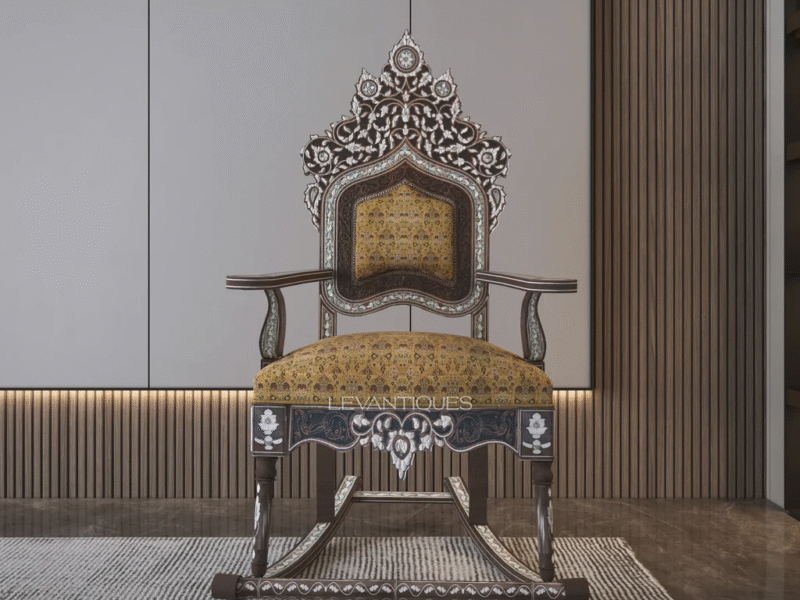 Hazzaz Antique Wooden Rocking Chair
