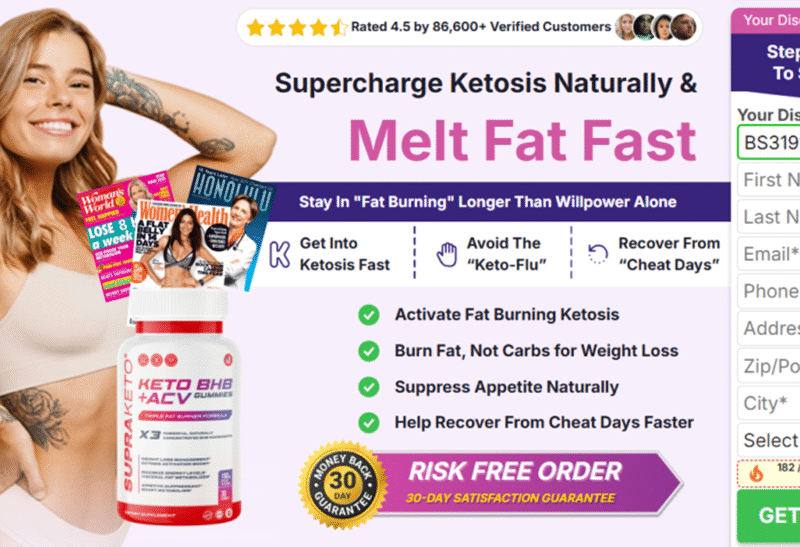 Supra Keto BHB ACV Gummies | Boost Ketosis & Weight Loss Naturally