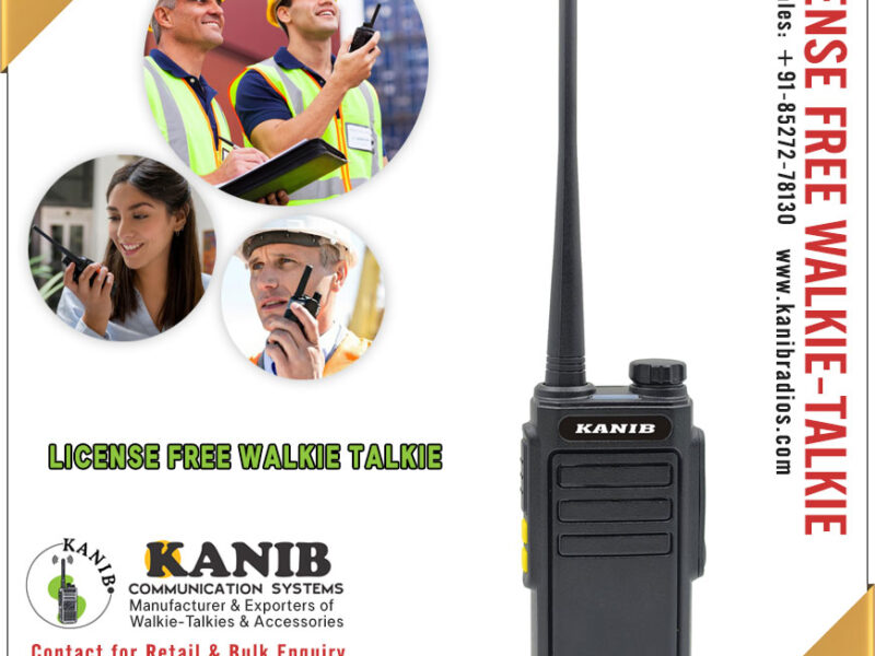 License Free Walkie Talkie & Accessories suppliers dealers sellers in India Delhi https://www.kanibradios.com +91-8527278130