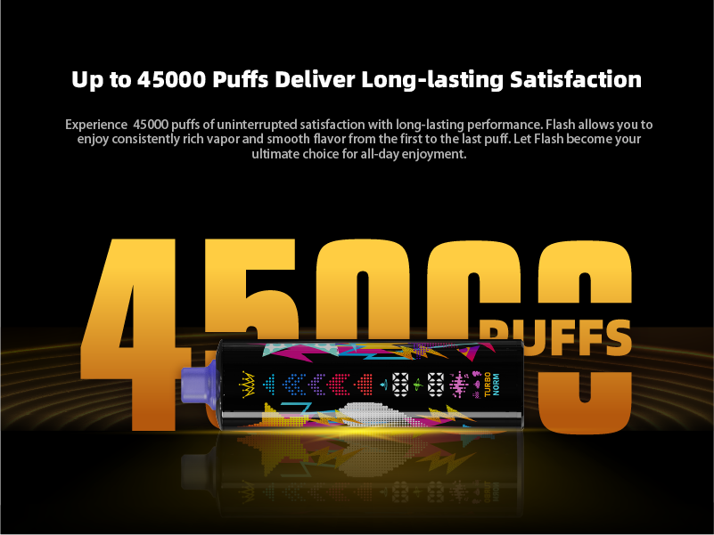 45,000 Puffs Meet Shisha-Grade Density: How HIIO Flash 45000 Redefines Ultra-Endurance DTL Vaping