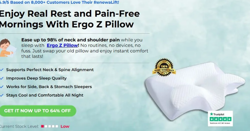 Ergo Z Pillow Benefits[Ergo Z Pillow Where To Buy]Sleep Perfected