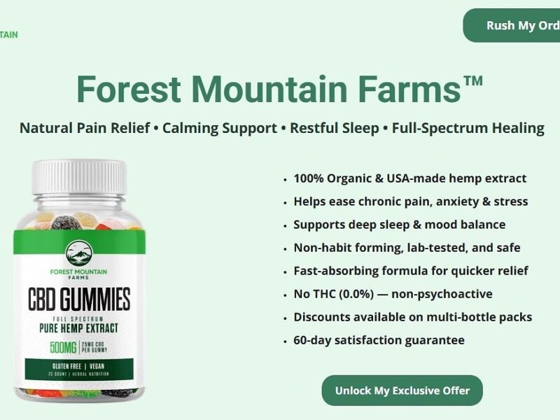 Forest Mountain Farms CBD Gummies – Natural Hemp Wellness Support You Can Trust