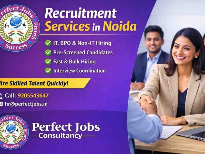 Recruitment services in noida