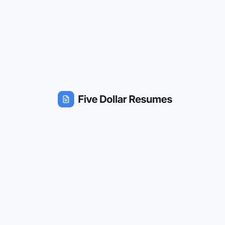 Five Dollar Resumes